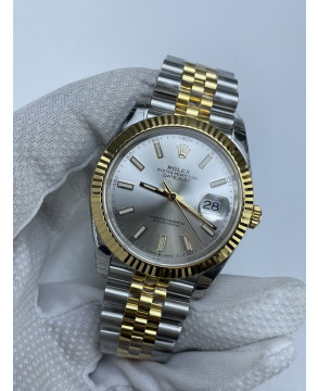 (준비완료/특급배송 )NO.2567/VS공장 롤렉스 데이저스트 41미리 콤비 블랙 실버