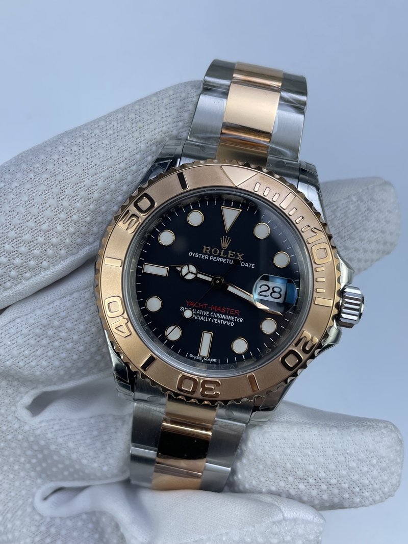 (준비완료/특급배송 할인판매)NO.3061/VS공장 요트마스터 블랙 콤비 3135풀카피 클론무브