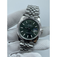 (준비완료/특급배송)NO.3382/롤렉스 데이저스트 41 민트그린 바 인덱스 126334 QP공장