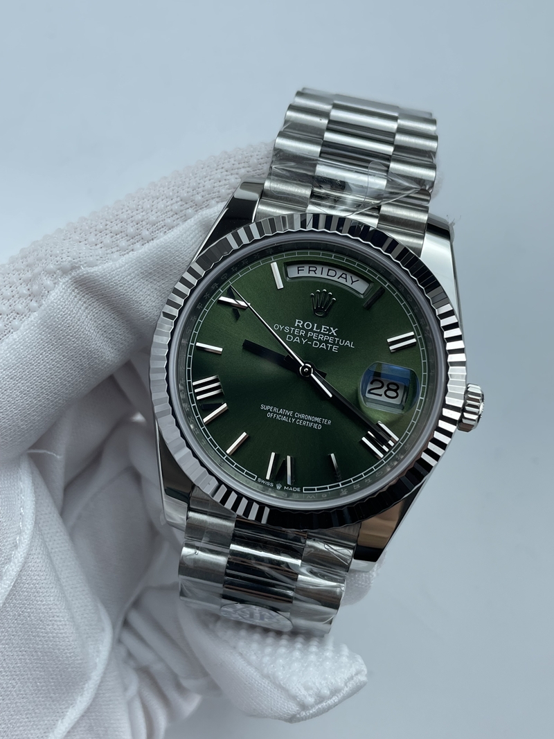 (준비완료/특급배송)NO.3528/QP공장 롤렉스 데이데이트40 텅스텐 정품급무게&무브먼트 업그레이드